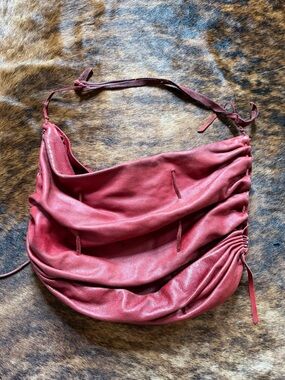David Gala David Galan vintage red large Money bag vintage red large Money bag